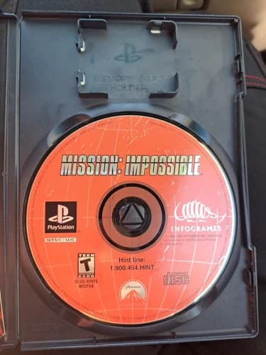 Mission: Impossible (Sony PlayStation 1, 1999) DISC ONLY