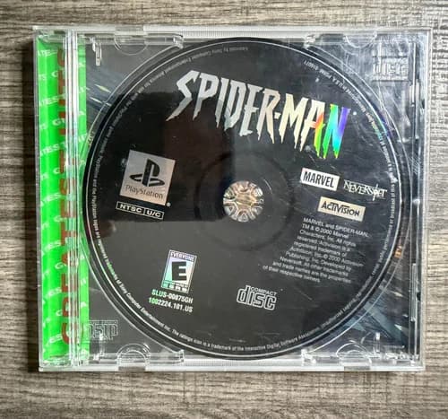 Spider-Man (Greatest Hits) - Sony Playstation 1 PS1 - Activision - Acceptable Co