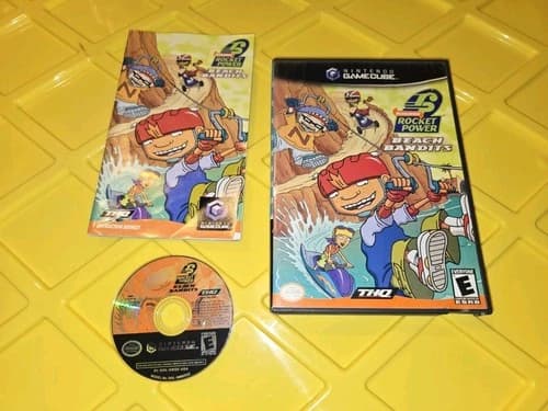 Rocket Power Beach Bandits For Nintendo GameCube CIB Authentic Tested