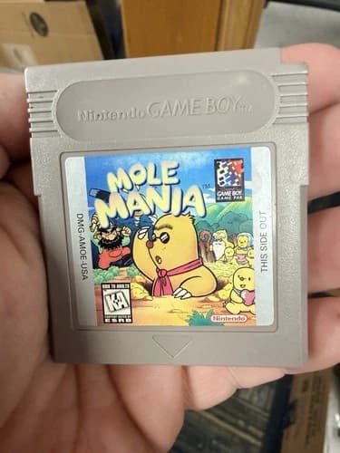 Nintendo Gameboy Game Only Mole Mania Authentic Tested