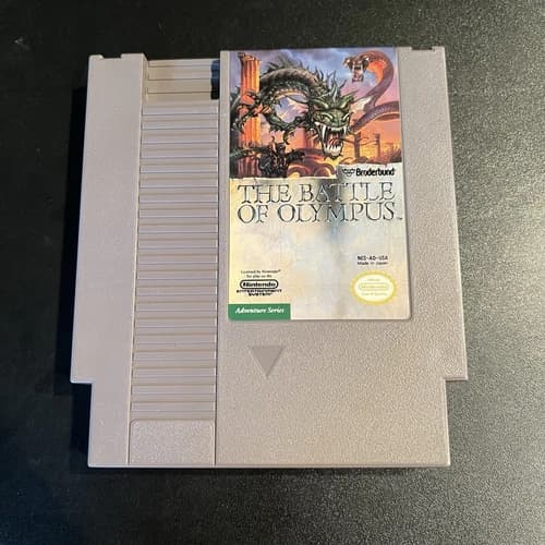 The Battle of Olympus (Nintendo Entertainment System, 1989) Cart Only - Tested