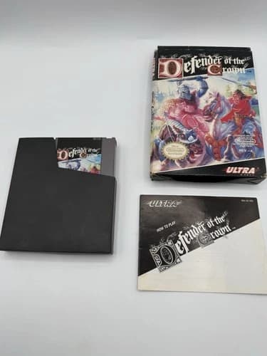 Defender Of The Crown Nes Cib Complete In Box CIB Nintendo Entertainment System