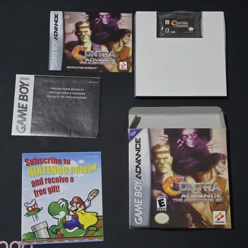 Contra Advance: The Alien Wars EX, Gameboy Advance GBA Complete CIB