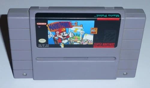 MARIO PAINT - Super Nintendo SNES (Authentic) Game, Tested & Working