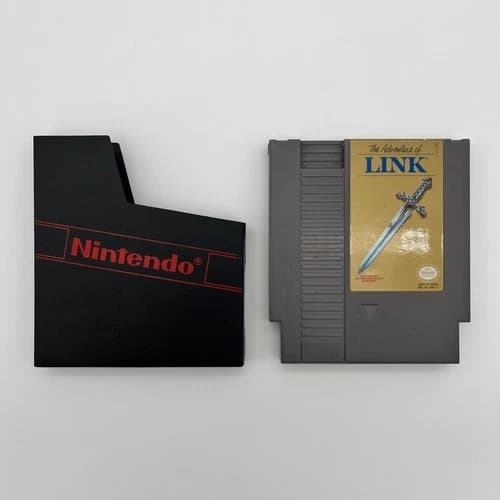 Zelda II: The Adventure of Link (Nintendo NES, 1988) Gray Cart