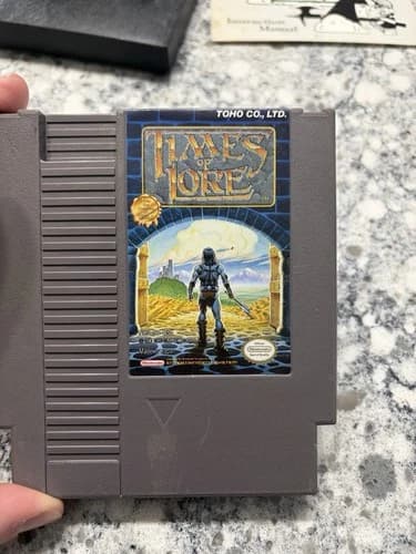 Times Of Lore (Nintendo NES) Cart Only Rare Toho Game Tested and Working