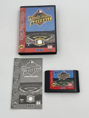 World Series Baseball (Sega Genesis) CIB Complete Authentic