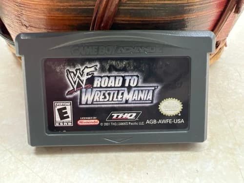 WWF ROAD TO WRESTLE MANIA (GAME BOY ADVANCE) GAME ONLY - TESTED (WBP015871)
