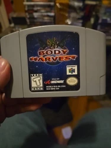 Body Harvest N64 Nintendo 64 Cartridge Only Authentic
