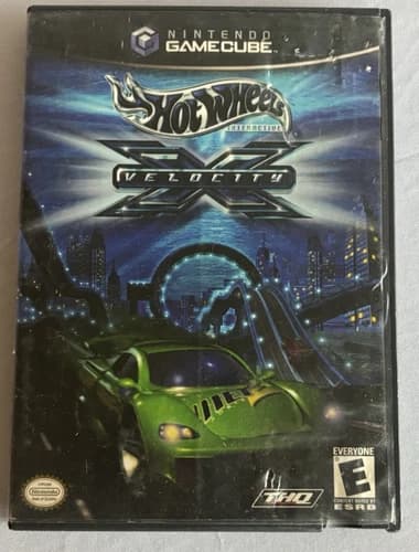 Hot Wheels Velocity X (Nintendo GameCube, 2002) Tested & Working, Free Shipping