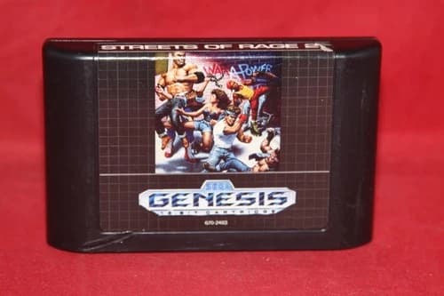 Streets of Rage 2 (Sega Genesis, 1992) Authentic Game Cartridge