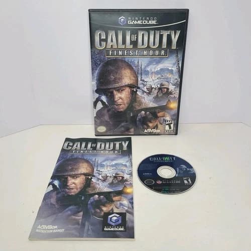 Call of Duty Finest Hour Nintendo GameCube CIB Complete Tested Authentic
