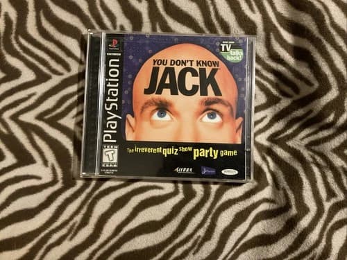 You Don't Know Jack (Sony PlayStation 1, 1999) Complete In Box CIB Tested