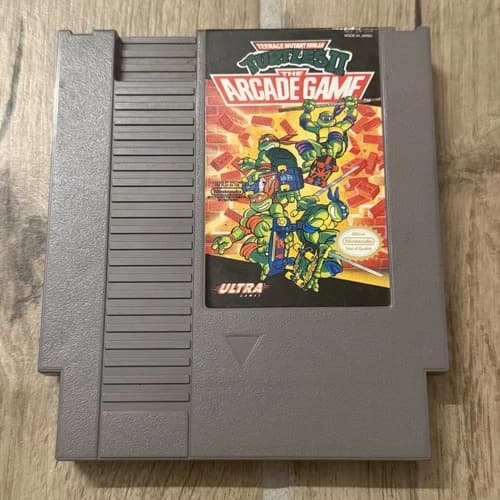Teenage Mutant Ninja Turtles II The Arcade Game Nintendo NES Authentic Tested