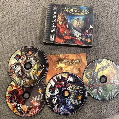 The Legend of Dragoon (PlayStation 1, PS1 2000) Complete W/Manual Tested READ