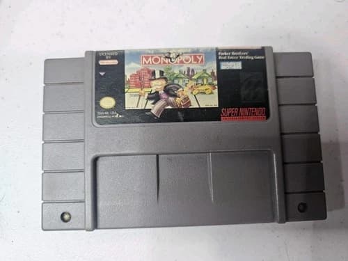 Monopoly (Super Nintendo, 1991) Cart Only