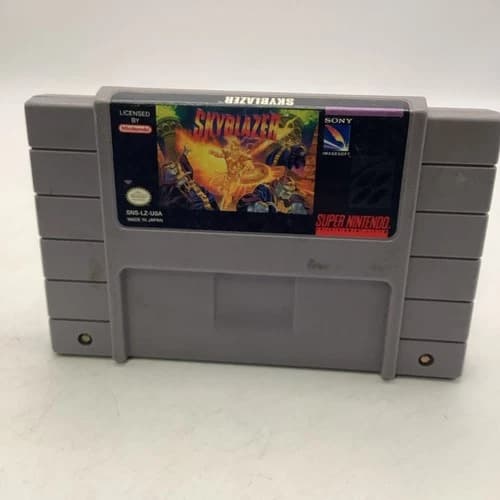 Snes Skyblazer Rare Tested Authentic Cart Only