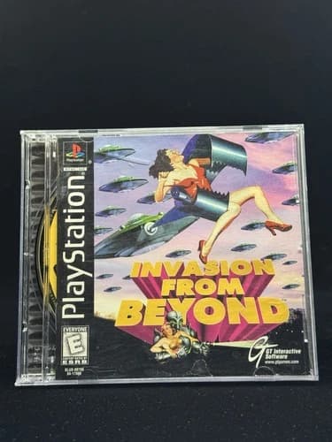 Invasion From Beyond (PlayStation 1, 1998) Video Game Works Well See Photos