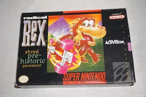 Radical Rex (Super Nintendo SNES) Complete in Box CIB