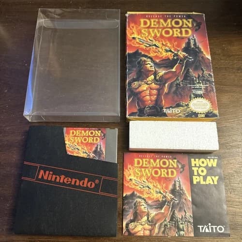 Demon Sword (Nintendo NES) Complete CIB - Tested - Authentic