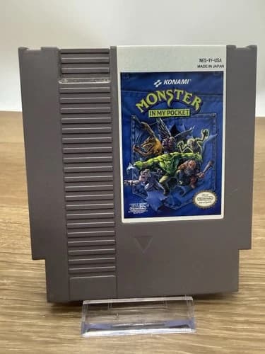 Monster In My Pocket Nintendo Nes Cleaned & Tested Authentic