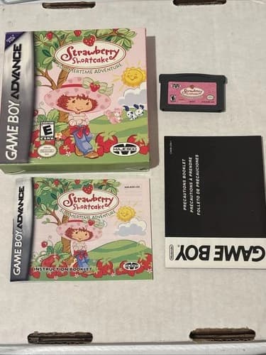 Strawberry Shortcake Summertime Adventure Game Boy Advance GBA CIB Complete