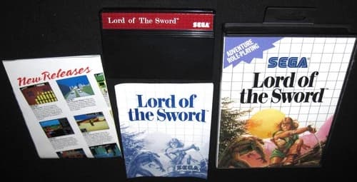 Lord of the Sword (Sega Master System, 1988) Complete in Box CIB