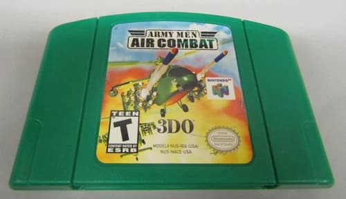 Army Men: Air Combat (Nintendo 64 2000) N64 Authentic Cartridge - Tested Working