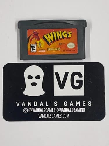 GBA - Wings Advance Nintendo Gameboy Advance Cart Only #2906