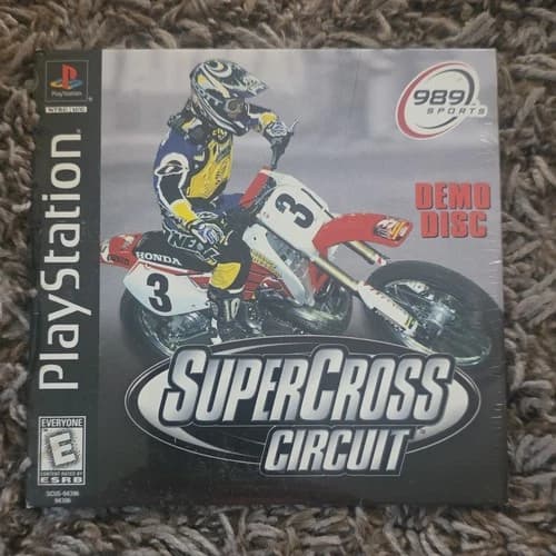 989 Sports Supercross Circuit Demo Disc PlayStation 1 NTSC-U/C