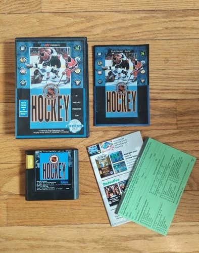 NHL Hockey (CIB W/Inserts) - Sega Genesis Game Sports - Works - Fast Shipping!