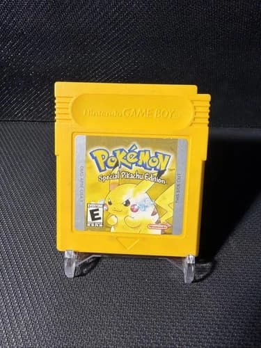Nintendo Game Boy Advance Pokemon Yellow Tested & Working Authentic New Battery