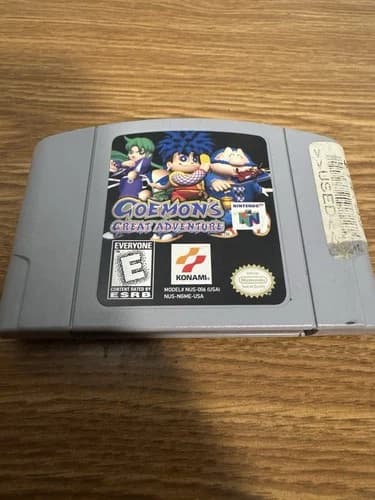 Goemon's Great Adventure (Nintendo 64) N64 Authentic Cartridge Only Tested
