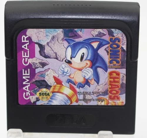 Sonic Chaos Sega Game Gear Good Used Condition Video Game Cart Only
