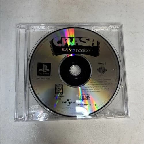 PlayStation 1 PS1 Crash Bandicoot Disc Only TESTED