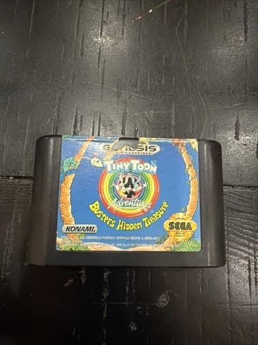 Sega Genesis - Tiny Toon Adventures Buster's Hidden Treasure - Cartridge - Works