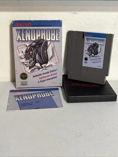 Xenophobe Nintendo Entertainment System 1988 NES Complete CIB Tested Working