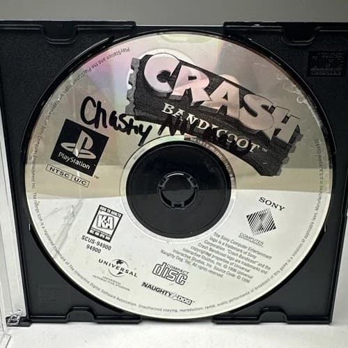 Crash Bandicoot (PlayStation 1, PS1) Greatest Hits Disc Only