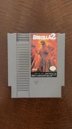 GODZILLA 2 War of the Monsters AUTHENTIC Nintendo NES Game 1991 TESTED