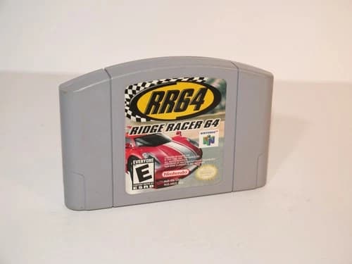 RIDGE RACER 64 Nintendo 64 *AUTHENTIC* N64 *TESTED* 2000 Cartridge RR64 Racing