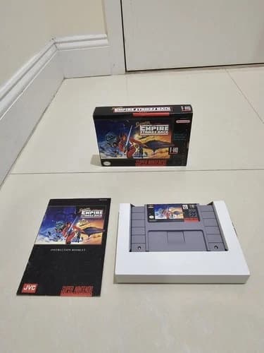 [Authentic] [NICE COPY] Super Star Wars: The Empire Strikes Back (SNES) CIB