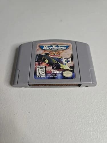 Micro Machines Turbo 64 N64 Videogame Cartridge (USED, PLAY TESTED)