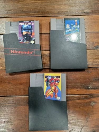 NES Metroid Robocop 2 Gyromite