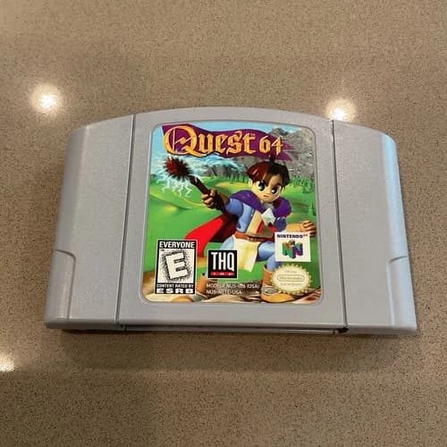 Quest 64 (Nintendo 64, 1998) Authentic N64
