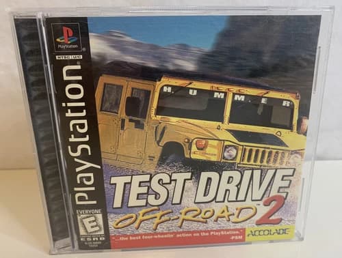 Test Drive Off-Road 2 (Sony PlayStation, PS1) CIB Manual Case