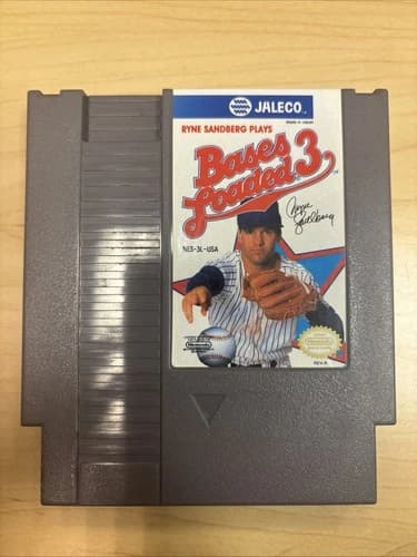 Bases Loaded 3 for Nintendo NES Authentic Fast Free Shipping