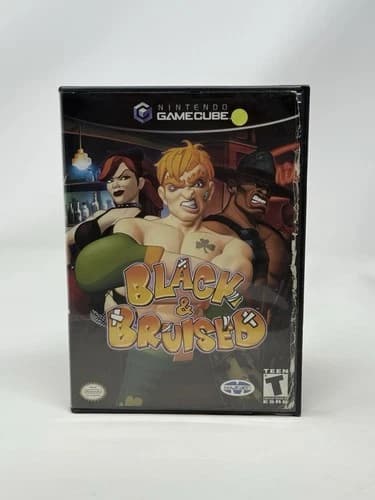 Black and Bruised Nintendo GameCube Authentic Immaculate Disc Ships Same Day
