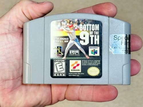 Bottom of the 9th Baseball (Nintendo 64, N64) Game - Authentic - Tested