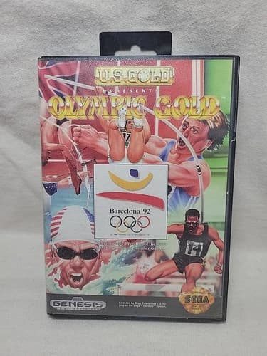 Olympic Gold Barcelona '92 (SEGA Genesis) Cib Complete with Manual