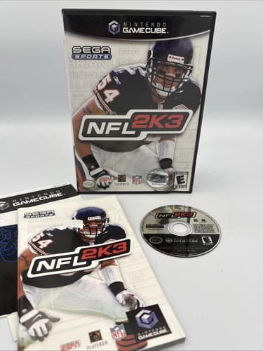 NFL 2K3 (Nintendo GameCube, 2002) CIB Tested Works Manual
